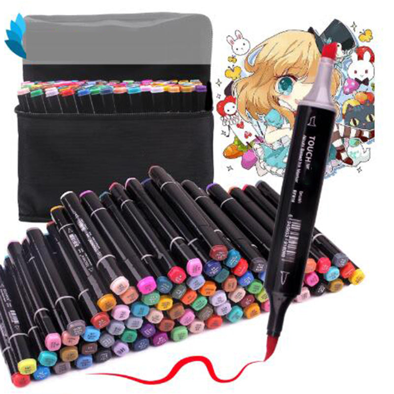 Double-headed Marker Pen Student Art Painting Set Supplies Color Marker Pen