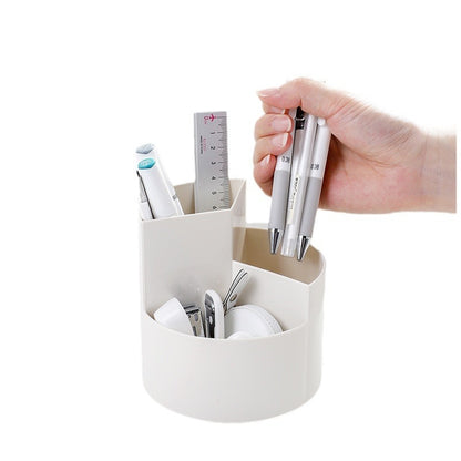 360 Degree Rotatable Pen Holder Desktop Large Capacity Stationery Storage Box