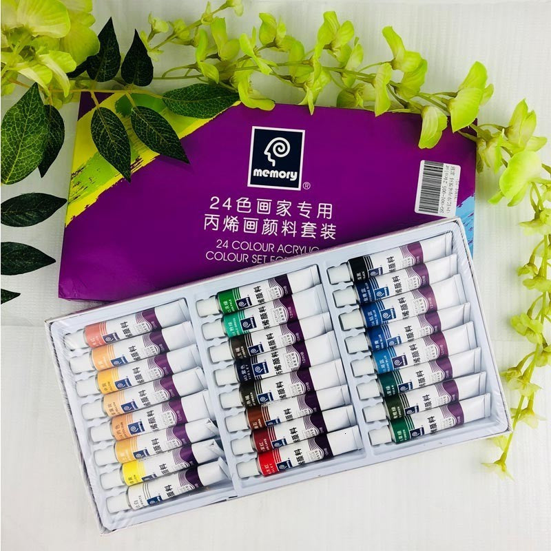 Memory 24 color DIY memory acrylic paint set