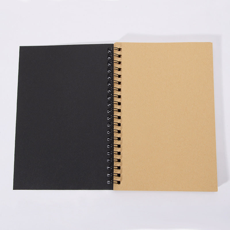 Creative vintage kraft paper coil loose-leaf diary