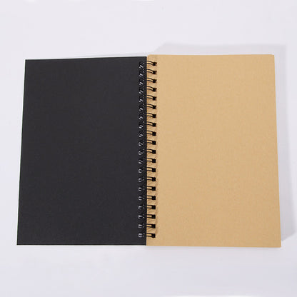 Creative vintage kraft paper coil loose-leaf diary