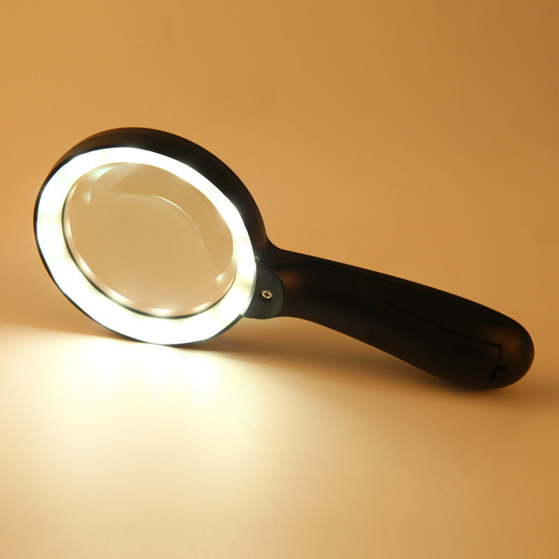 12 LED light handheld magnifying glass