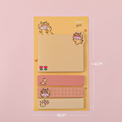 Cartoon Sticky Notes Cute And Sticky