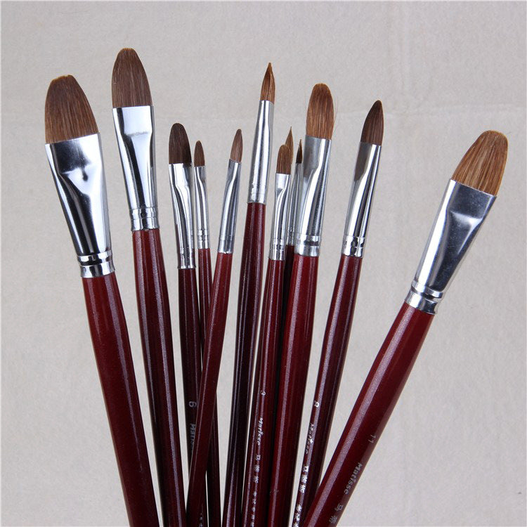 Watercolor pen oil brush