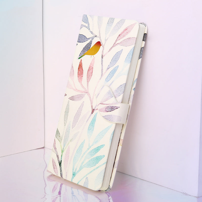 Asuka Series Notebook Pu Leather Blank Page Notebook Diary