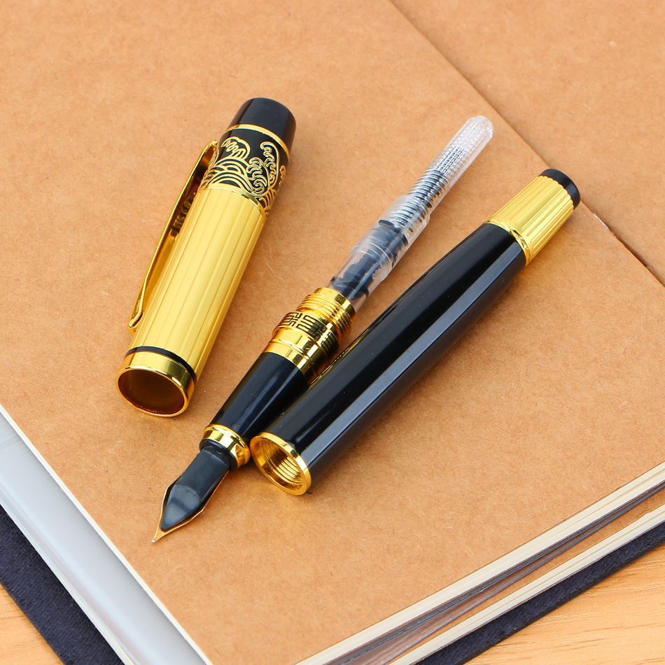 Patterned Orb Pen Metal Fountain Pen