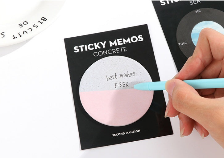 Circular Design Sticky Notes