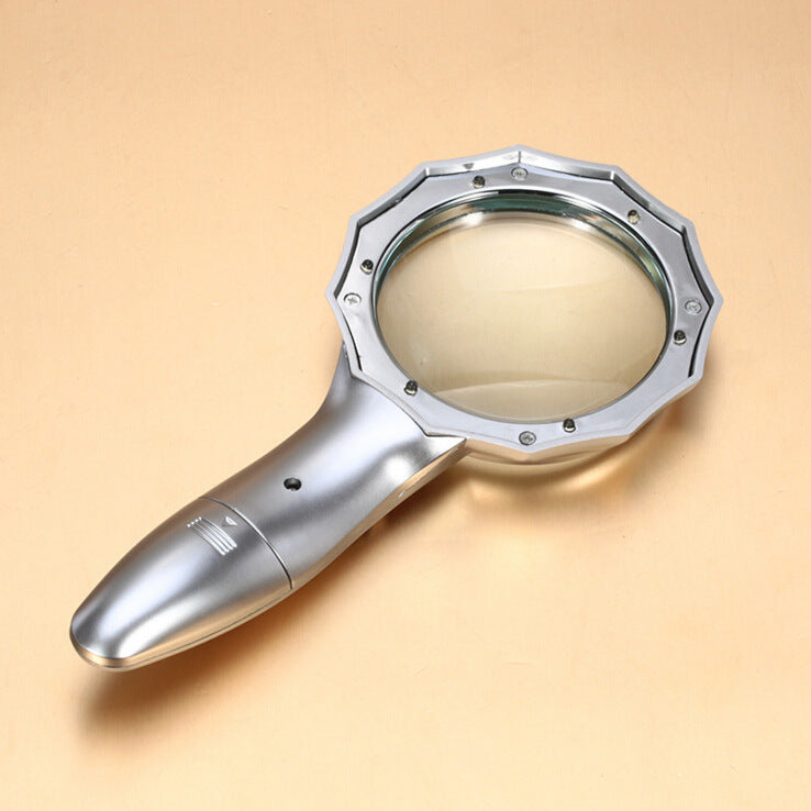 HD handheld reading magnifying glass