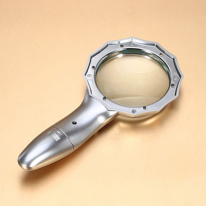 HD handheld reading magnifying glass