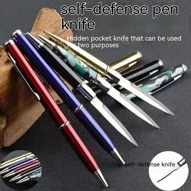 Multifunctional Self-defense Pen Knife Hidden Ballpoint Pen Writable