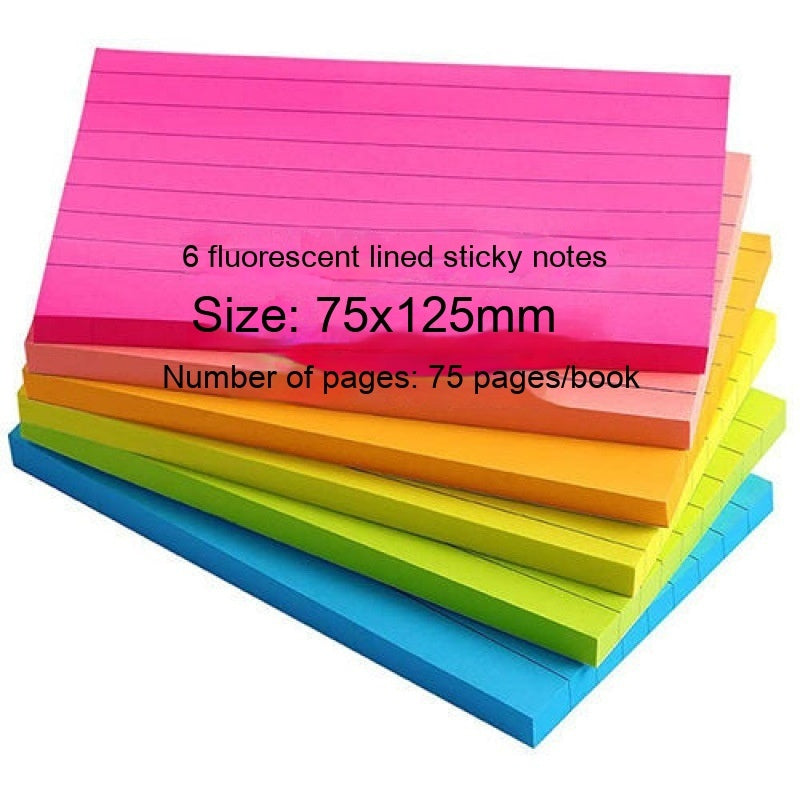 Fluorescent Sticky Notes Extraction Memo Notes