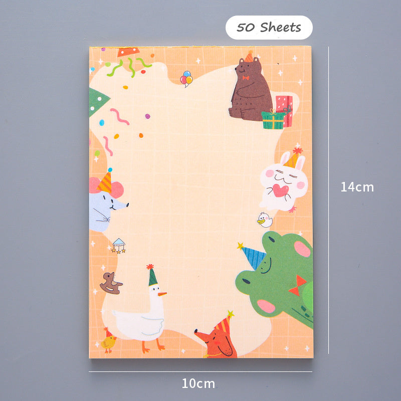 Cute Sticky Notes For Students With Tearable Non-sticky Sticky Notes