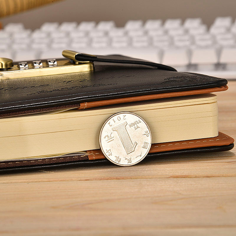 Creative Vintage Password Book With Lock Diary