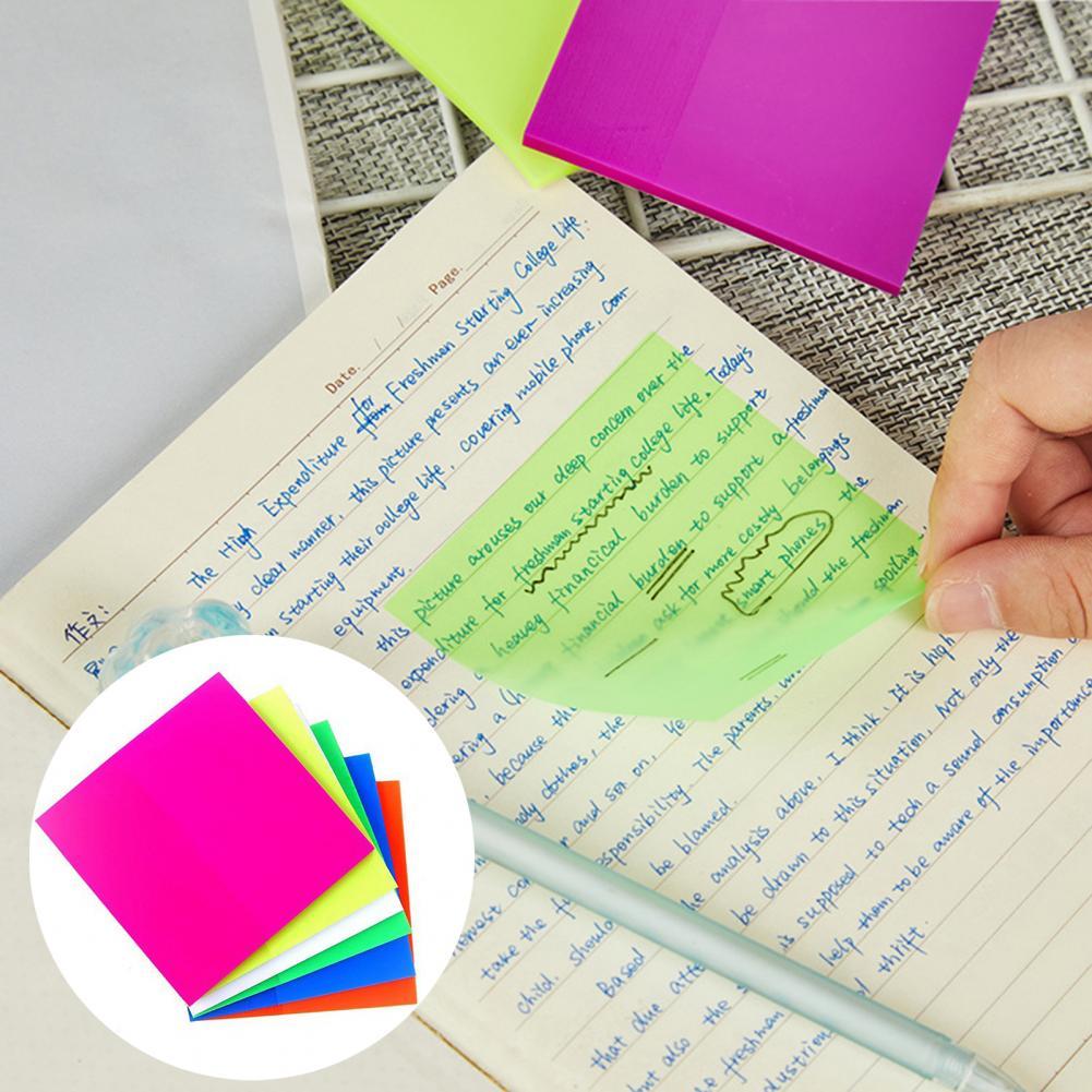 Transparent Post-it Notes Student Notes Sticky Notes Stickers Detachable Notes Sticky Notes