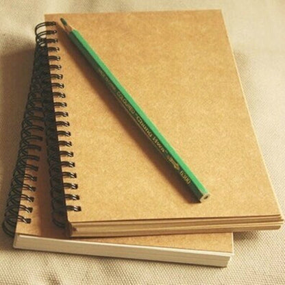 Creative vintage kraft paper coil loose-leaf diary