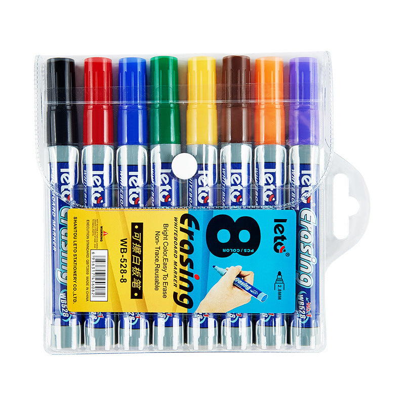 Color Whiteboard Markers Leave No Traces Bright Colors Easy To Erase