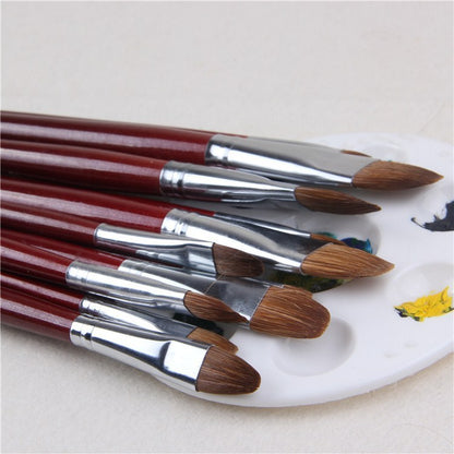 Watercolor pen oil brush