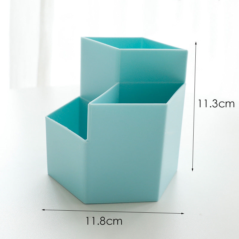 Creative Cute Rotating Pen Holder Student Office Stationery Storage Box