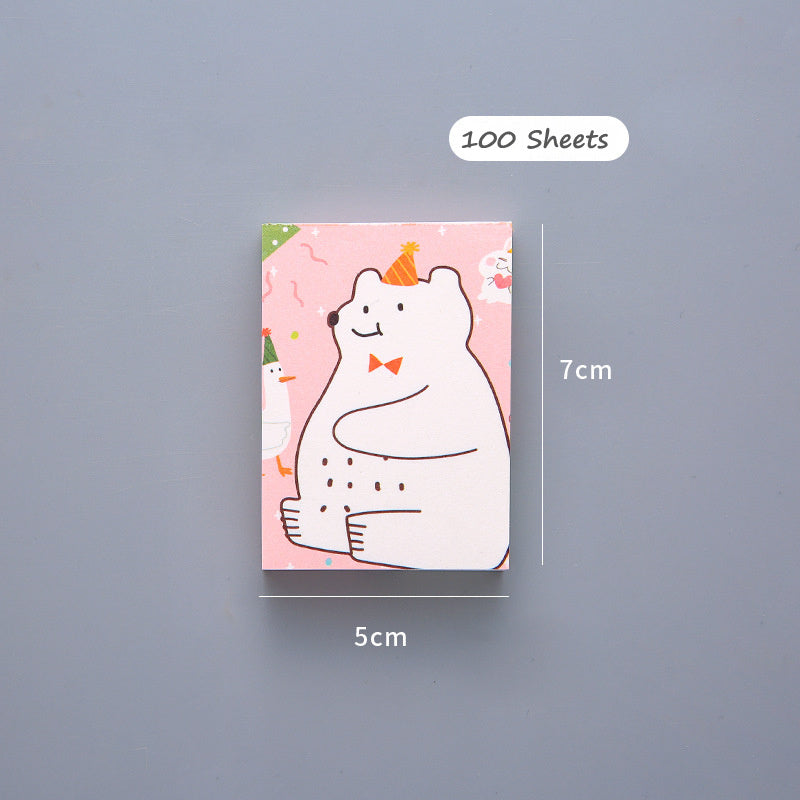 Cute Sticky Notes For Students With Tearable Non-sticky Sticky Notes