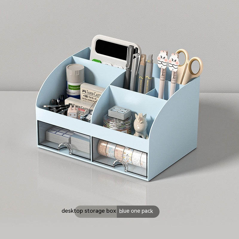 Transparent Small Drawer Storage Student Desk Stationery Sundries Locker