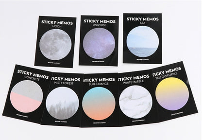 Circular Design Sticky Notes