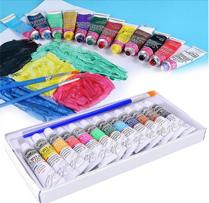 Professional acrylic paint set