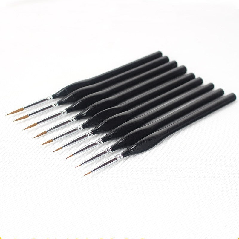 9 Hooks oil paint brushes