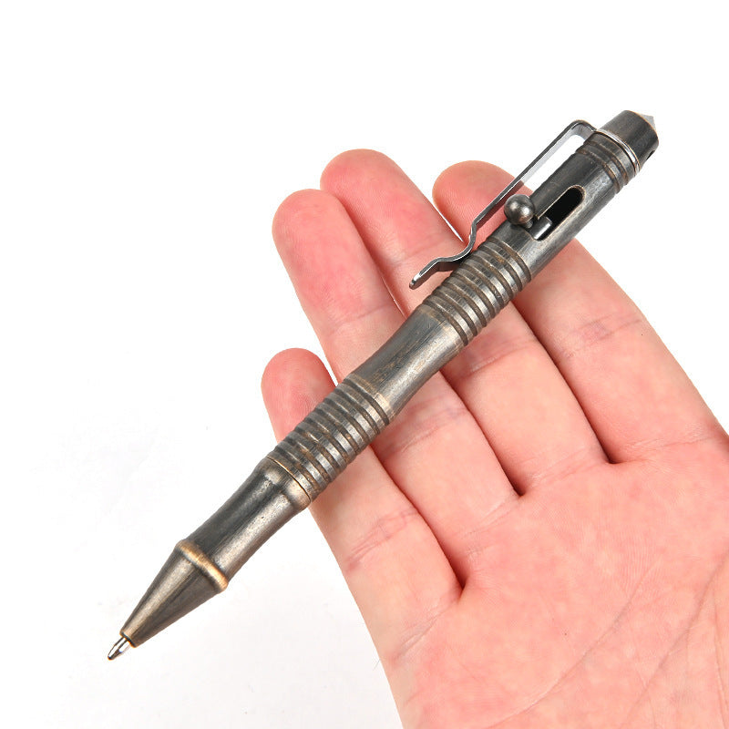 Handmade Brass Signature Pen Tactical Pen Bolt Brass Ballpoint Pen