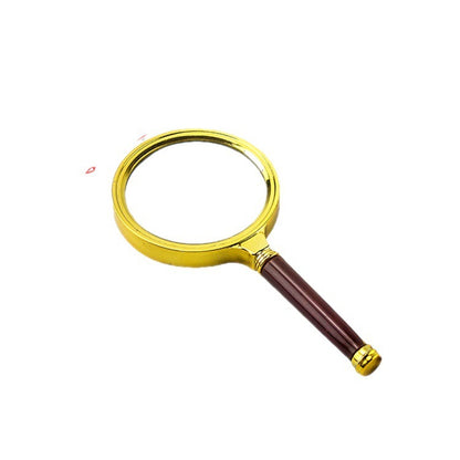 Magnifying Glass Old Man Reading Mahogany Handle