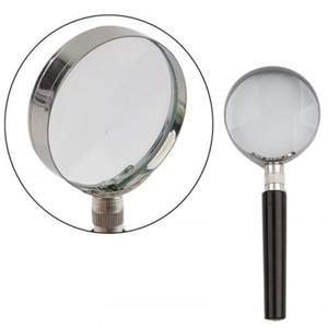 Handheld Semi-metal 50mm Glass Magnifying  Reading