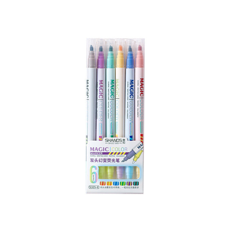 Double Headed Magic Color Changing Key Marker Pen