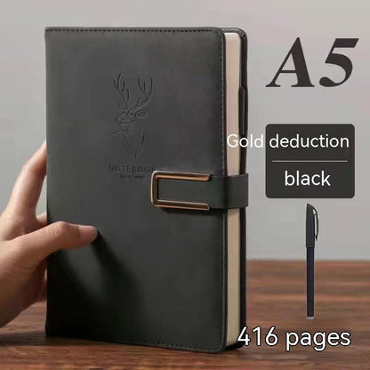 Thickened Soft Leather Simple Diary