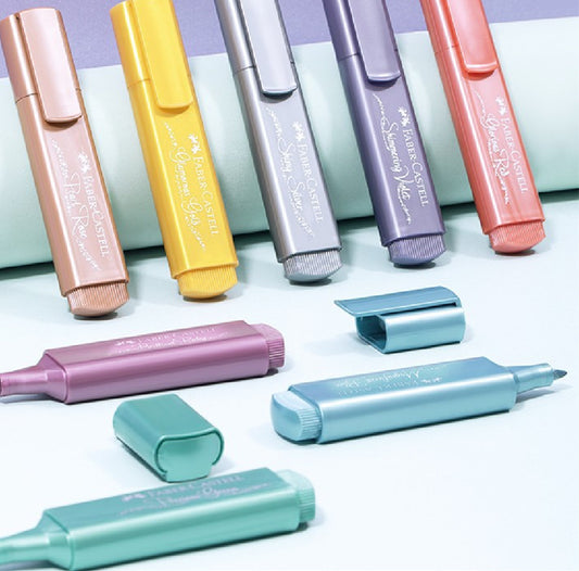 Faber-castell Metallic Highlighters Students Color Pens