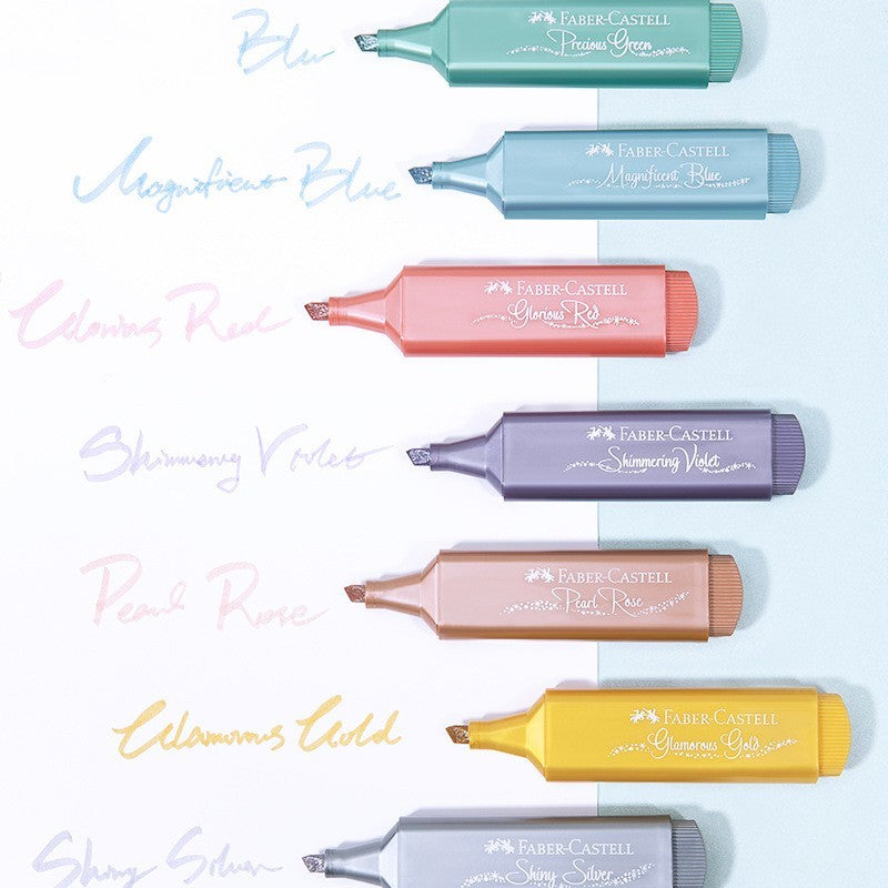 Faber-castell Metallic Highlighters Students Color Pens