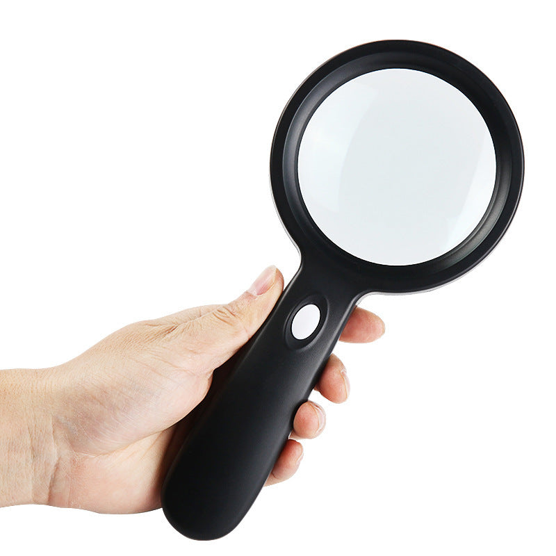 12 LED light handheld magnifying glass