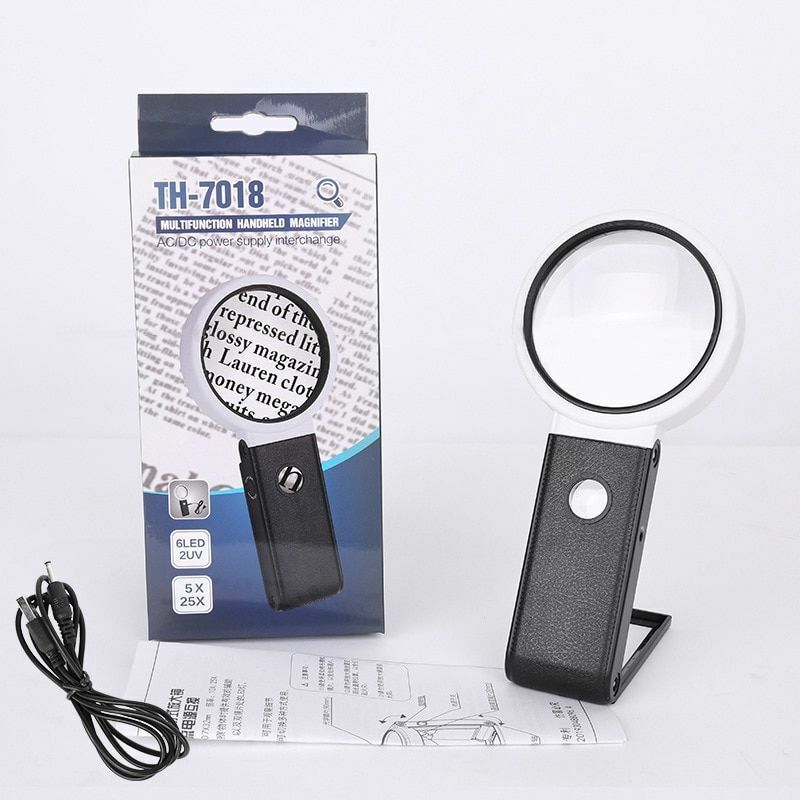 Folding Table Reading Handheld Magnifying Glass