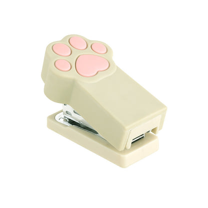 Cute cartoon cat paw stapler mini trumpet office