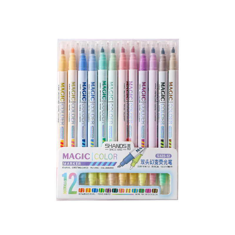 Double Headed Magic Color Changing Key Marker Pen