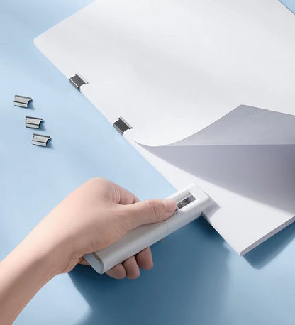 Pusher File Plus Fixed Test Paper Small Clip Stapler