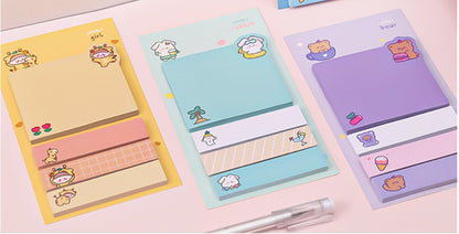 Cartoon Sticky Notes Cute And Sticky