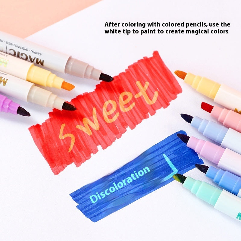 Double Headed Magic Color Changing Key Marker Pen