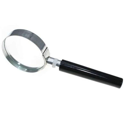 Handheld Semi-metal 50mm Glass Magnifying  Reading