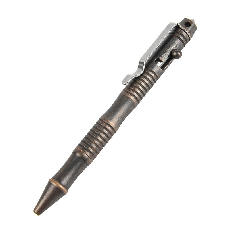 Handmade Brass Signature Pen Tactical Pen Bolt Brass Ballpoint Pen