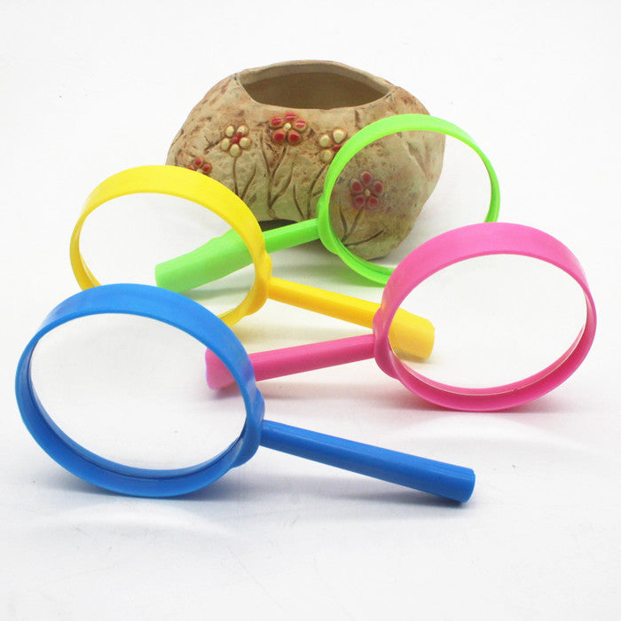 Color Hand-held Scientific Experimental Magnifying Glass