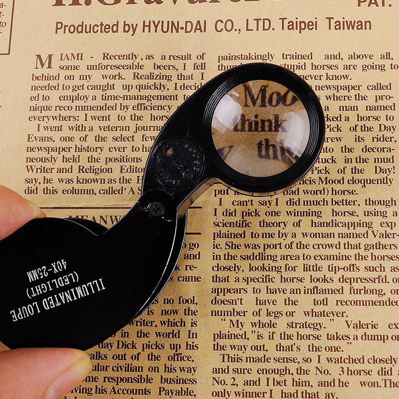 40 Times HD Identification Jade Special Magnifying Glass