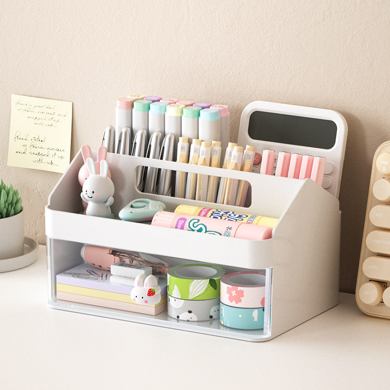 Desktop Pen Container Stationery Storage Box