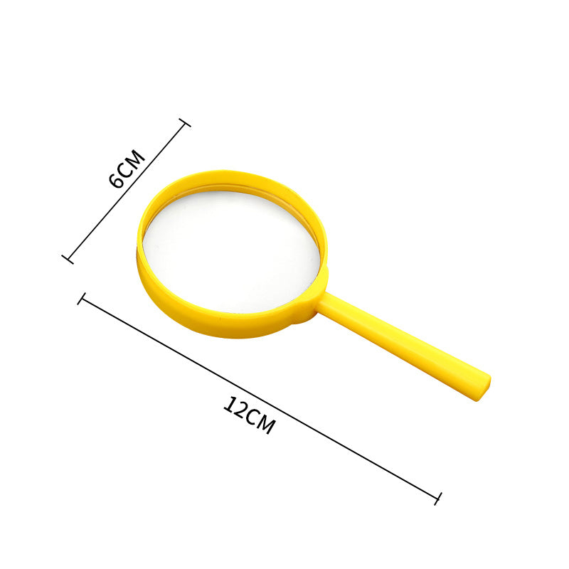 Color Hand-held Scientific Experimental Magnifying Glass