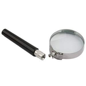 Handheld Semi-metal 50mm Glass Magnifying  Reading