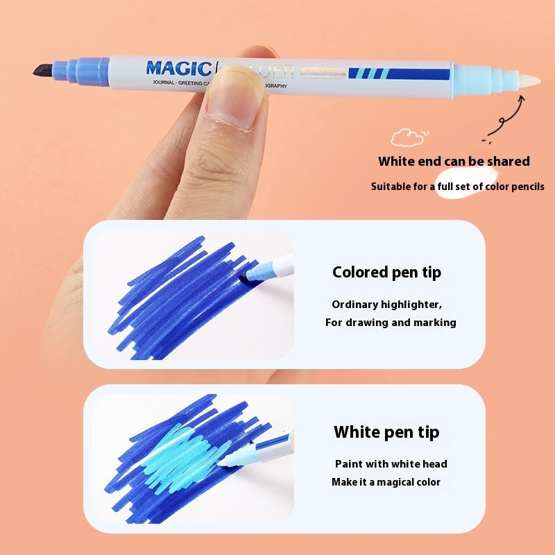 Double Headed Magic Color Changing Key Marker Pen