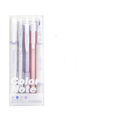 Gel Pen Rotary Student Marker Set